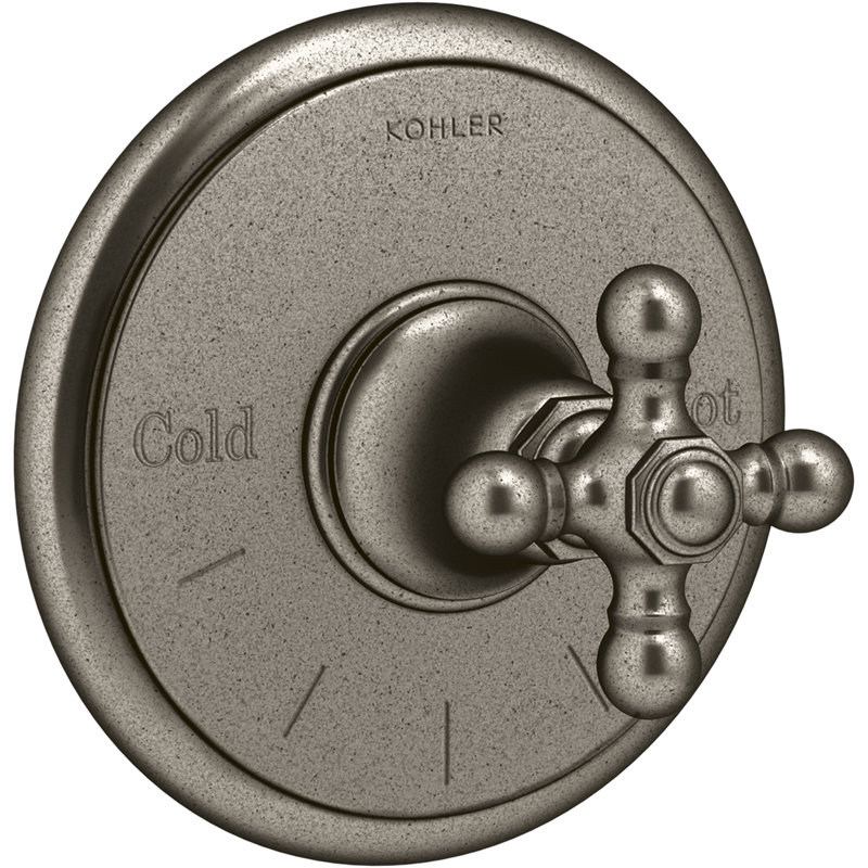 Kohler Artifacts Thermostatic Valve Trim with Cross Handle Wayfair